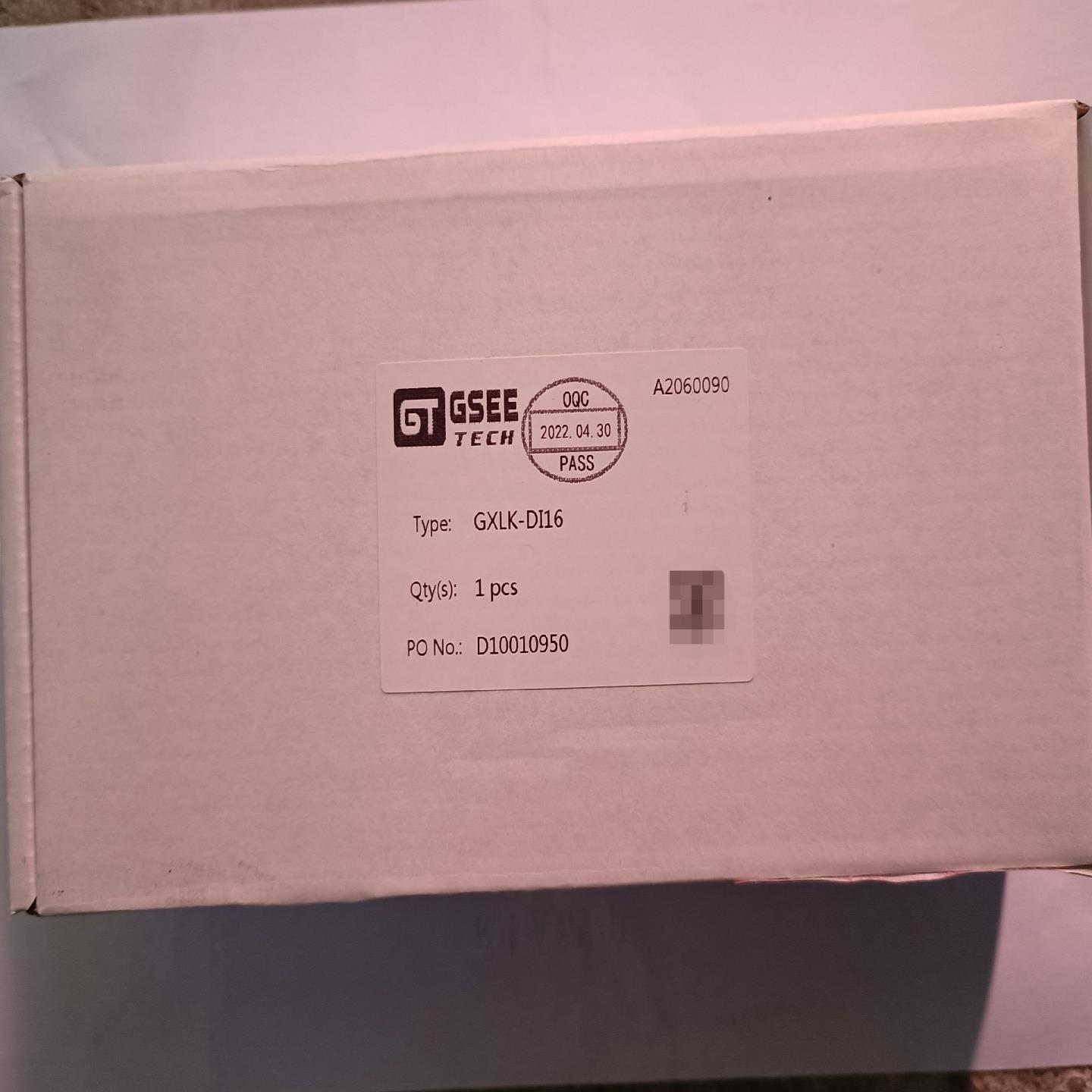 全新的吉诺模块-GXLK-DI16的联系