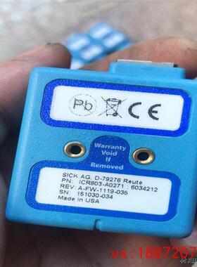 (非标价)德国SICK读码器。型号ICR283-A07。进口0设备1拆FIX议价