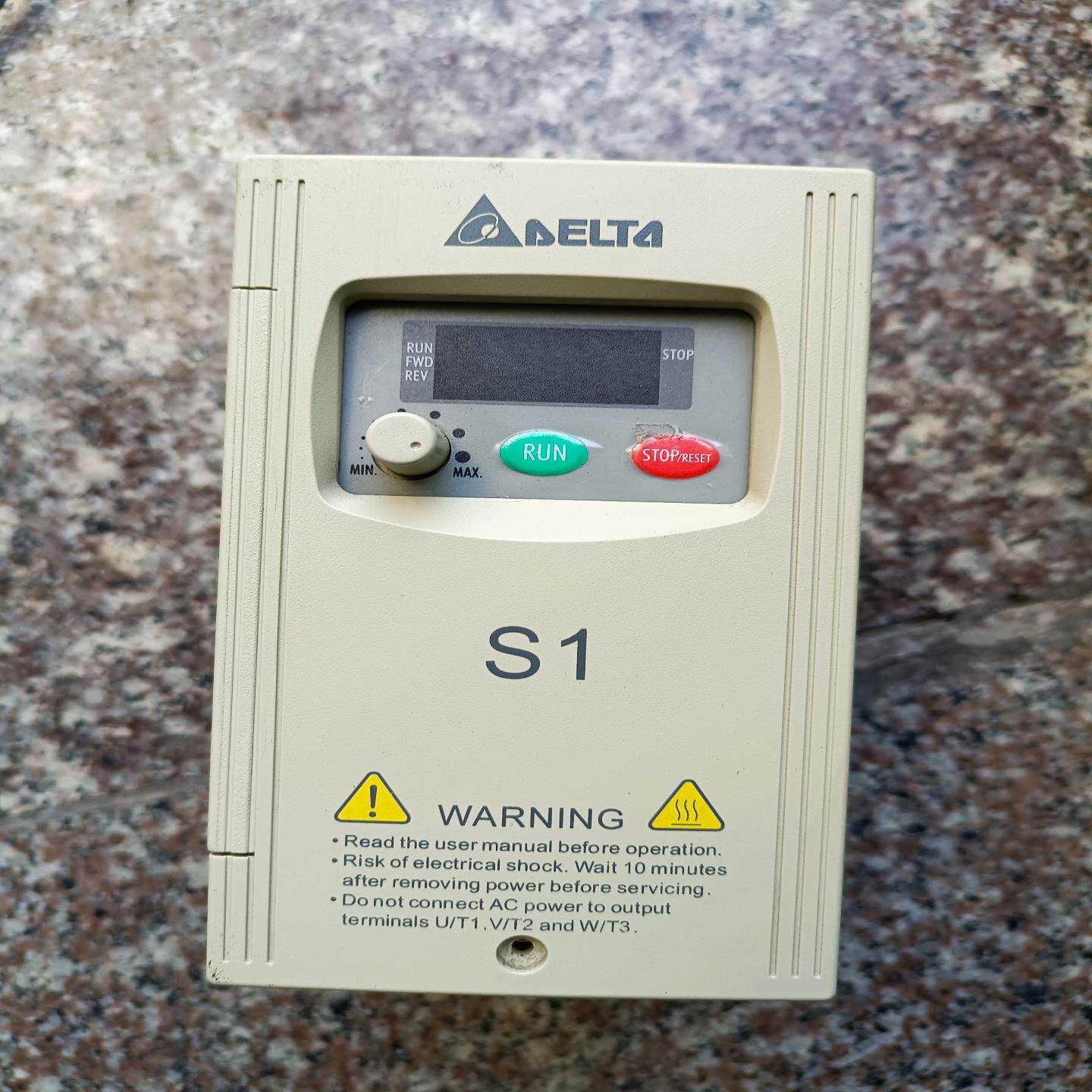 台达s1变频器 vfd007s21a 原装拆机,已上电测试功