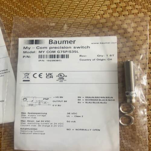 Baumer堡盟微动开关G75P/S35L
