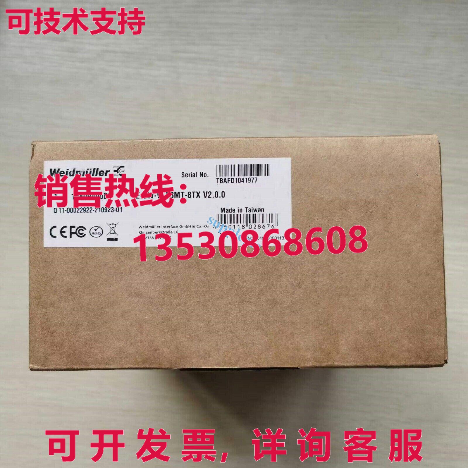 原装供应Weidmuller IE-SW-VL08MT-8TX V2.0.0 1240940000