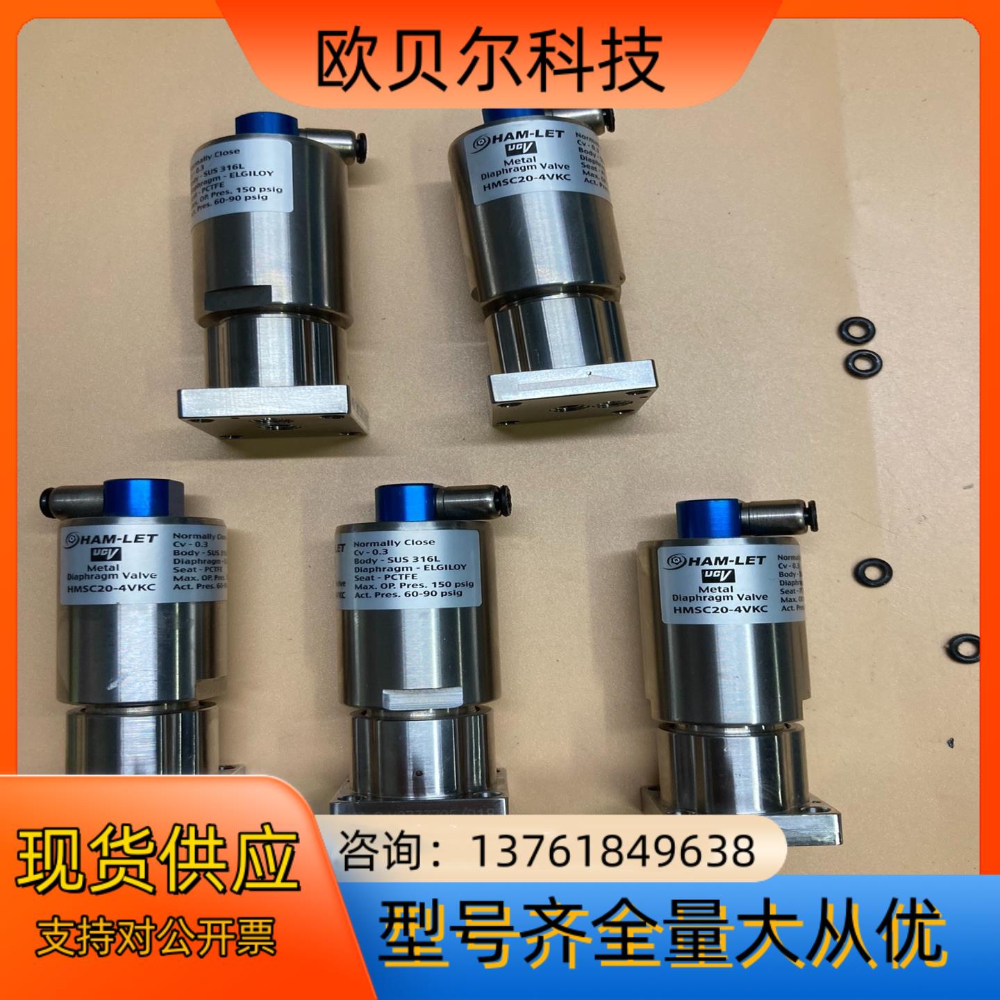 HAM-LET哈姆雷特HMSC20-4VKC金属隔膜阀 UC