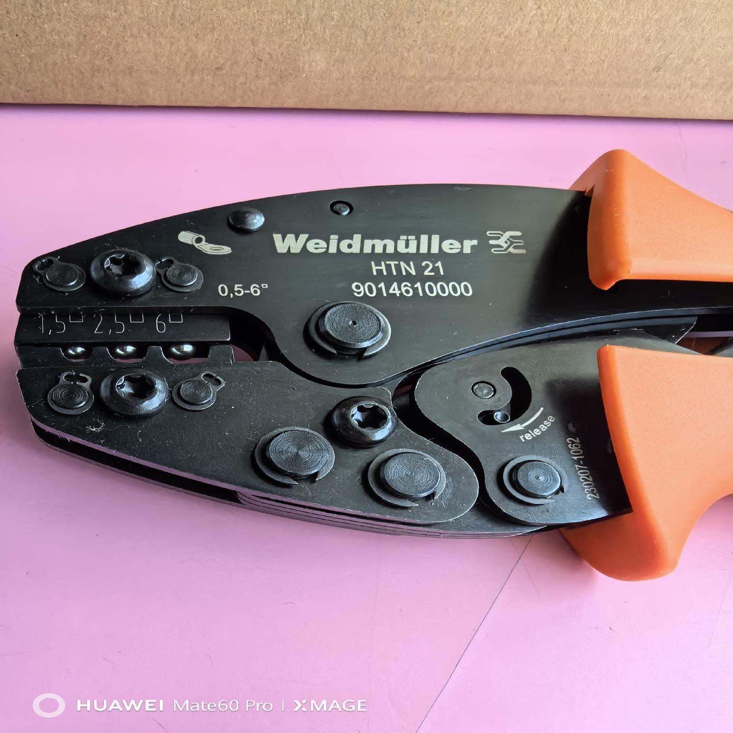 魏德米勒压线钳9014610000 HTN21压接裸端头O和