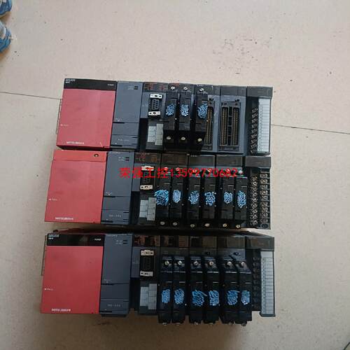【荣强工控】拆机三套三菱编程，型号Q61P*Q00CPU*QJ71C24
