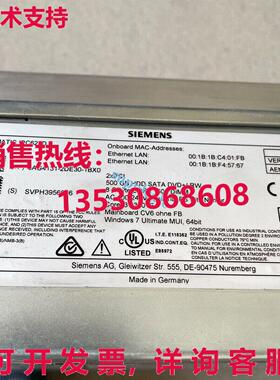 原装供应二手 6AG4131-2DE30-1BX0  IPC627D