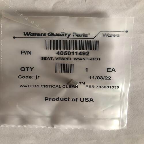 UPLC 针座 405011492，waters，针座密封组