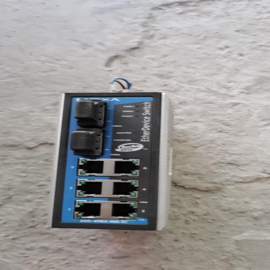 全新仅测试摩莎MOXA交换机EDS-408A-MM-SG.