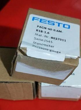 FESTO 费斯托 压力表 PAGN-40-0.6M-R18-1.6 8037011销售议价