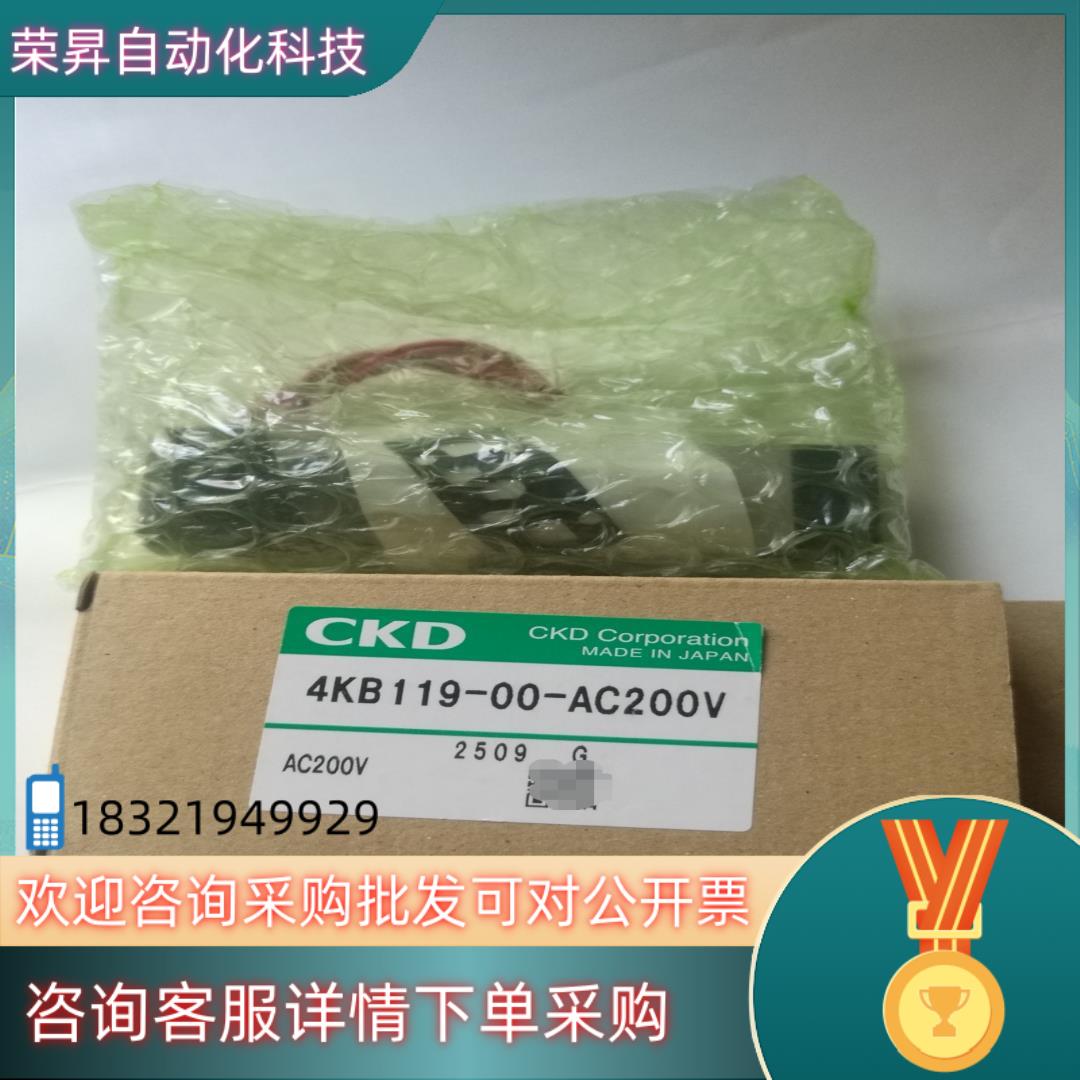 4KB119-00-AC200V  CKD 喜开理 电磁阀