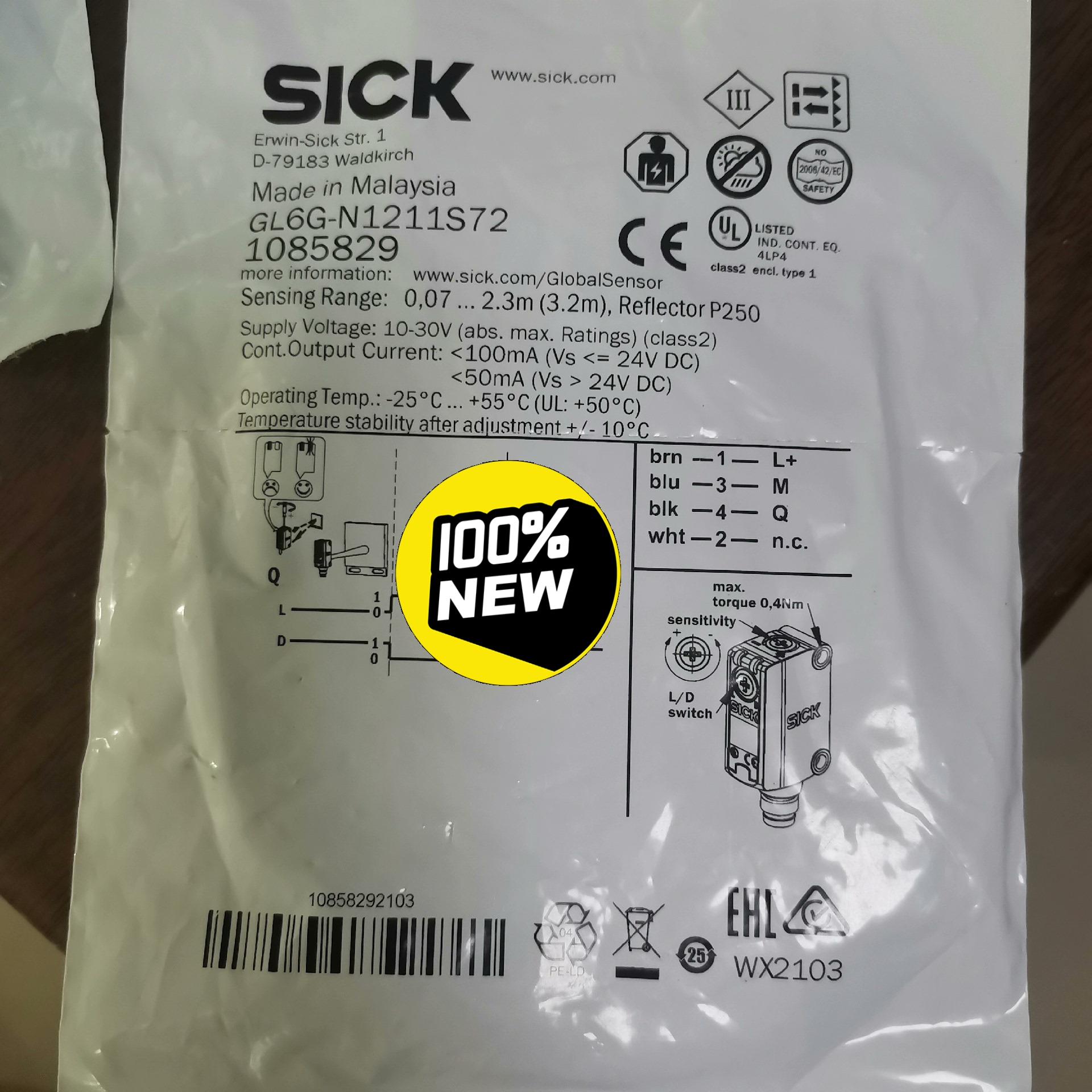 正品现货GL6G-N1211德国西克SICK传感器GL6G-