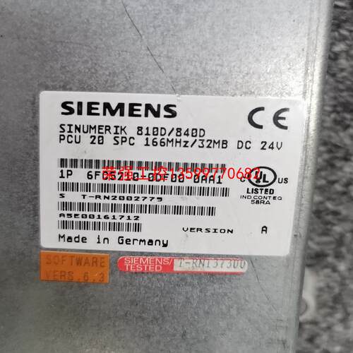【荣强工控】6FC5210-0DF00-0AA1  西门子PCU20