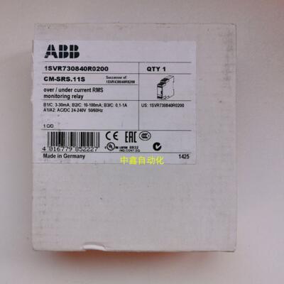 CM-SRS.11SABB电子监测继电器1SVR730840R0200议议价
