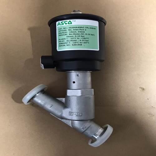 ASCO气动角座阀XS290A408VI 新的未使用 项目剩
