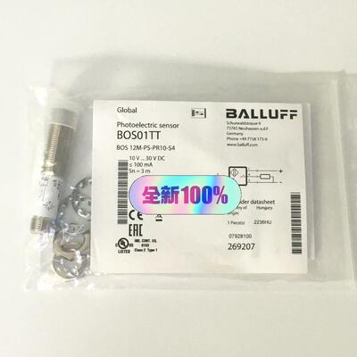 全新原装现货BOS01TT巴鲁夫接近传感器BOS 12M-P