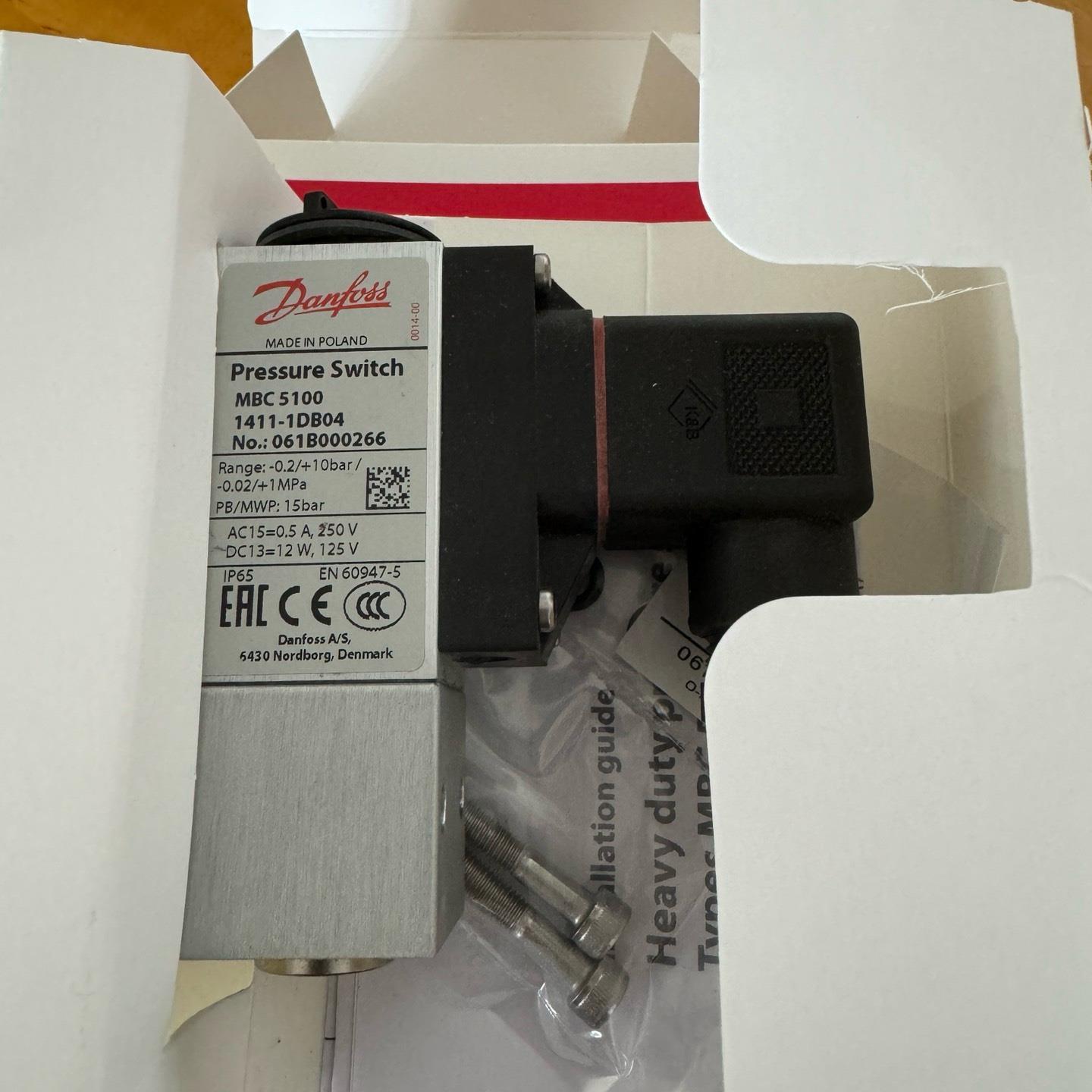 DANFOSS 丹佛斯压力开关 MBC5100 1411-1