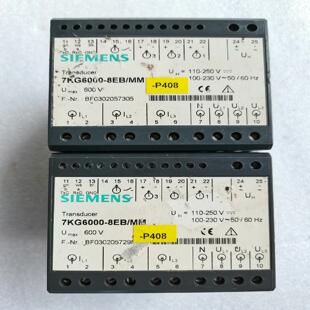 成色见图 西门子7KG6000 实物拍摄 8EB 功能