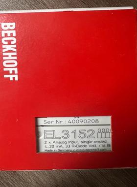 Beckhoff/倍福 el3152 全新未使用