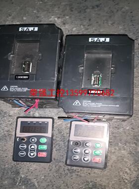 【荣强工控】三晶变频器8000b 1.5kw 拆机。成色漂亮，带外接大面