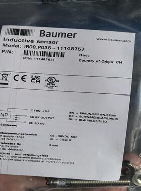 Baumer 堡盟IR08.P03S-F46.PO1Z.7S