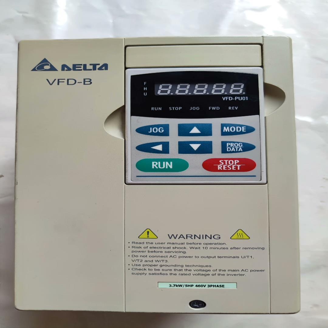 台达变频器|VFD037B43A|380V 3.7KW 测试