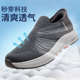 爸爸鞋 一脚蹬男鞋 防滑中老年健步鞋 透气休闲懒人鞋 春夏老北京布鞋