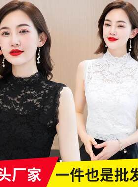 假领子百搭女假领蕾丝衫衣领秋冬打底内穿无袖气质显瘦雷丝假领子