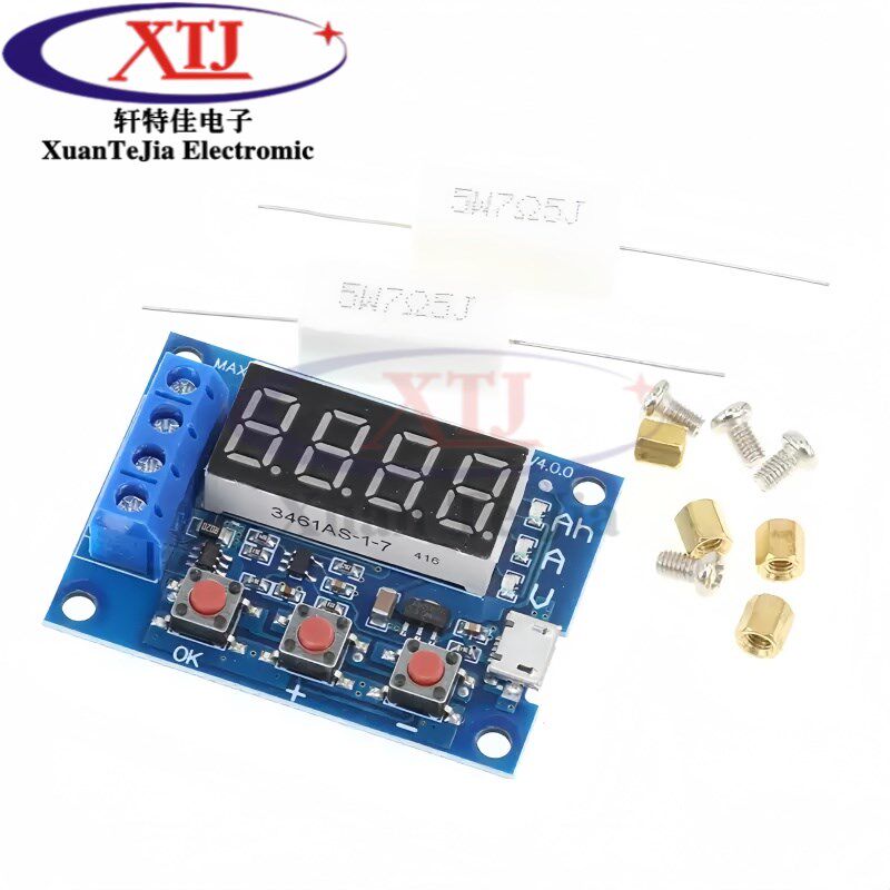 ZB2L3电池容量测试仪外接负载放电型 1.2-12V电池18650等容量测试