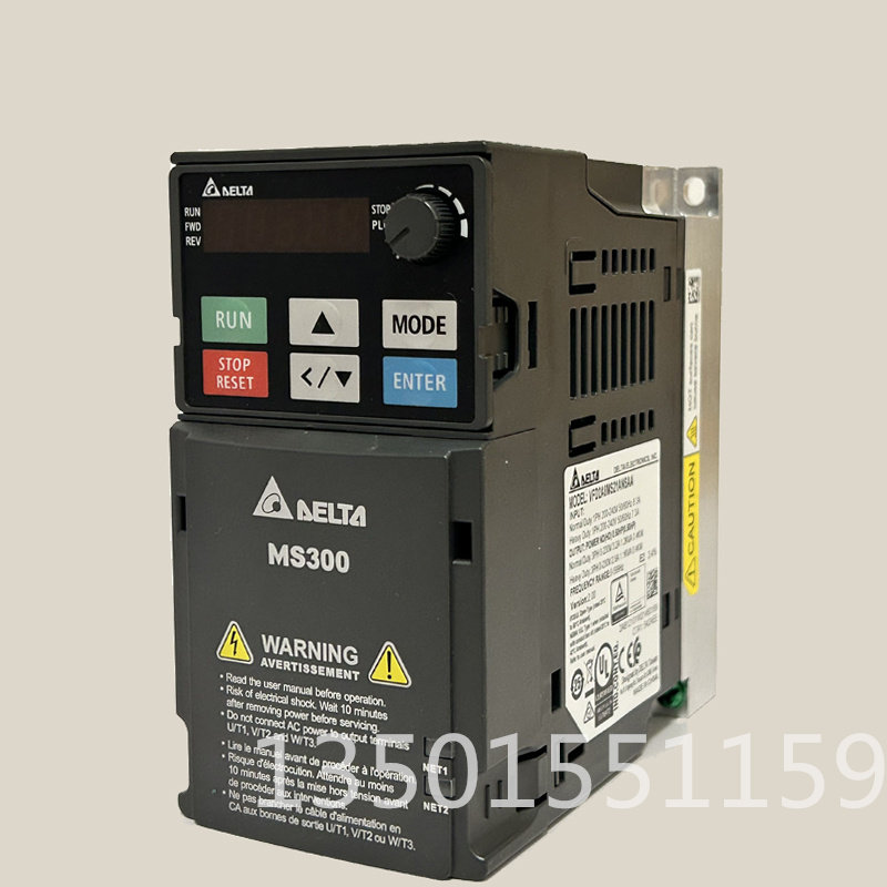变频器台湾台达VFD/MS300/0.75/1.5/2.2/3.7/5.5/7.5kw11千瓦220v