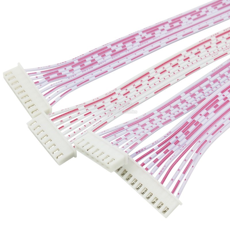 XH2.54mm红白排线红白排线TJC3线2.54排线连接线2/4/5/6/7/8-12P