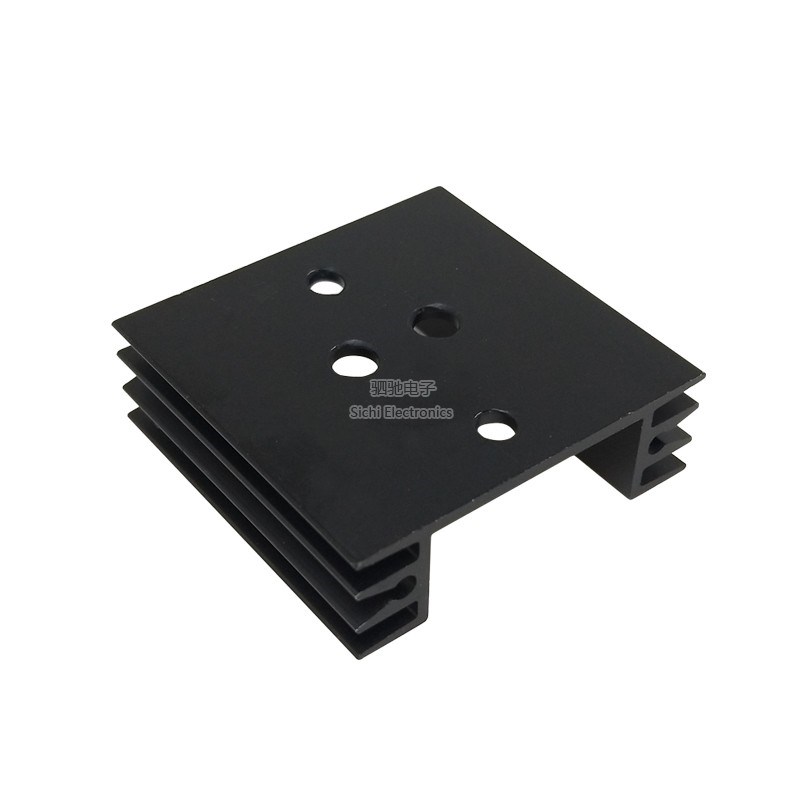 TO-3散热器 45*45*14mm 铁帽三极管等用 TO-3散热片