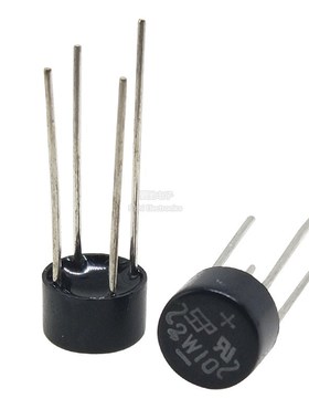 2W10 RB154/RB157 1.5A/2A 1000V 硅圆桥正品2W08 2W06圆形整流桥