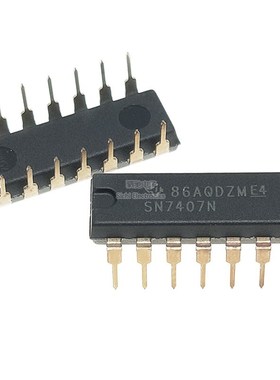 全新原装 SN7407N 直插DIP-14 TI全新 六反相缓冲器/驱动器 7407N