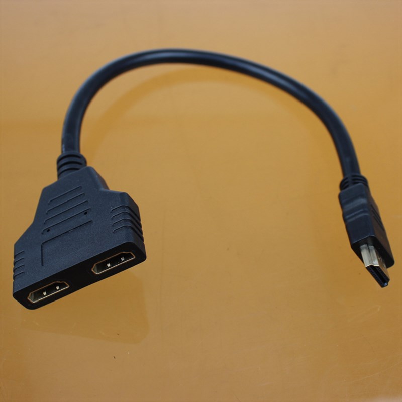 包邮HDMI公对母高清接口一分二分线器 HDMI用户不同显示器的切换