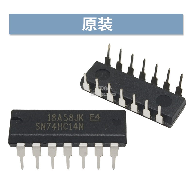 SN74HC14N 高速CMOS器件 DIP-14  全新国产/原装 74HC14N 直插