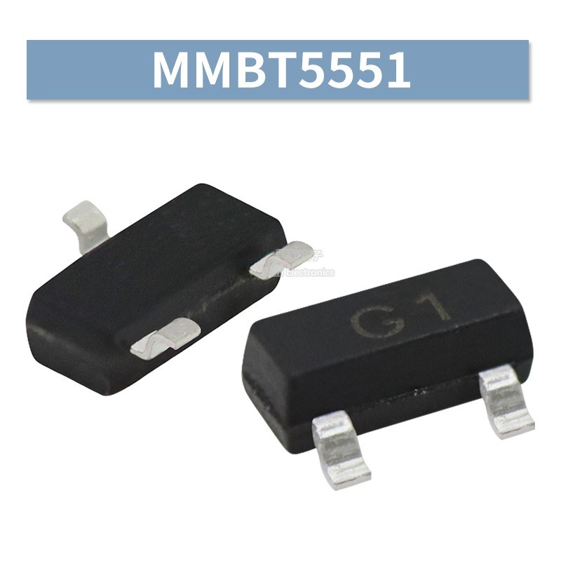 MMBT5401 MMBT5551贴片SOT-23丝印G1/2L 0.6A 180V三极管