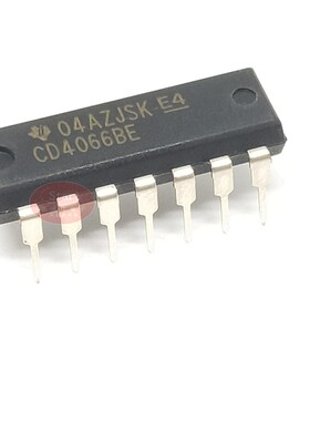 全新原装 CD4066BE TI德洲 DIP-14 双向模拟开关 CD4066