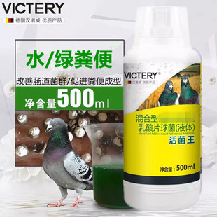 活菌王汉诺威鸽药肠道水便赛鸽信鸽噬菌体活菌酵母沙门氏鸽子药