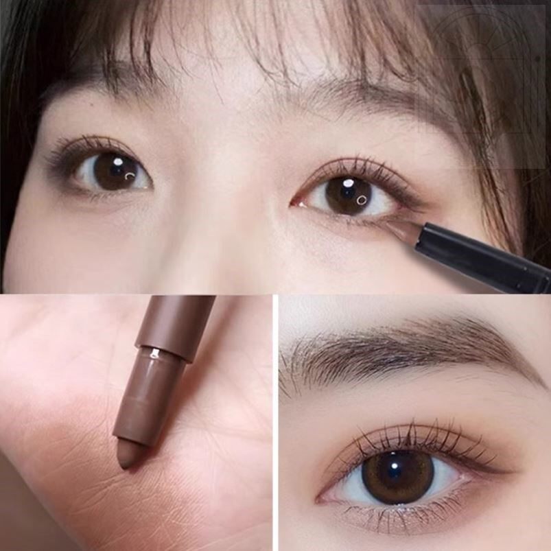 新款懒人眼妆笔哑光不闪眼影笔卧蚕笔防水防汗不晕染无粉感眼影棒