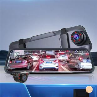 新款 行车记录仪双镜头高清红外夜视停车监控流媒体后视镜倒车影像