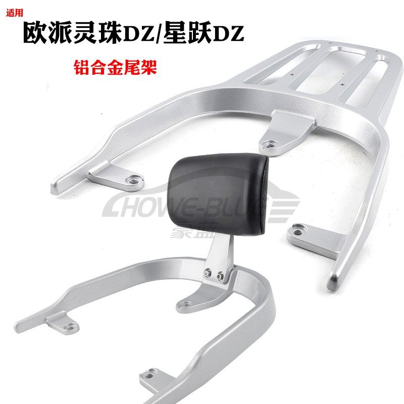 适用于欧派灵珠dz电动车尾架货架星跃电瓶车后靠背备箱衣装箱支架