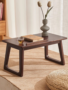 凸窗桌小咖啡桌实木康桌家用茶几榻榻米矮茶几坐式康桌日式阳台桌