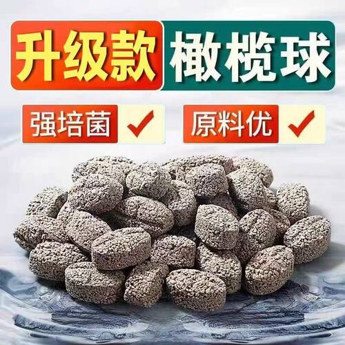 鱼护卫原矿橄榄球细菌屋滤材