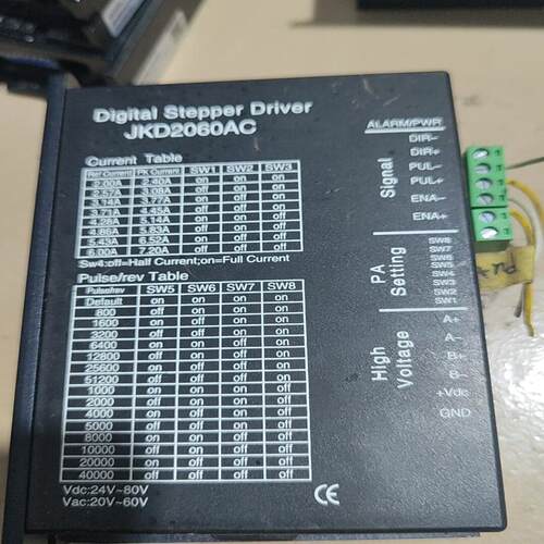 议价JKD2060AC步进电机驱动器   共2个，成色可维修