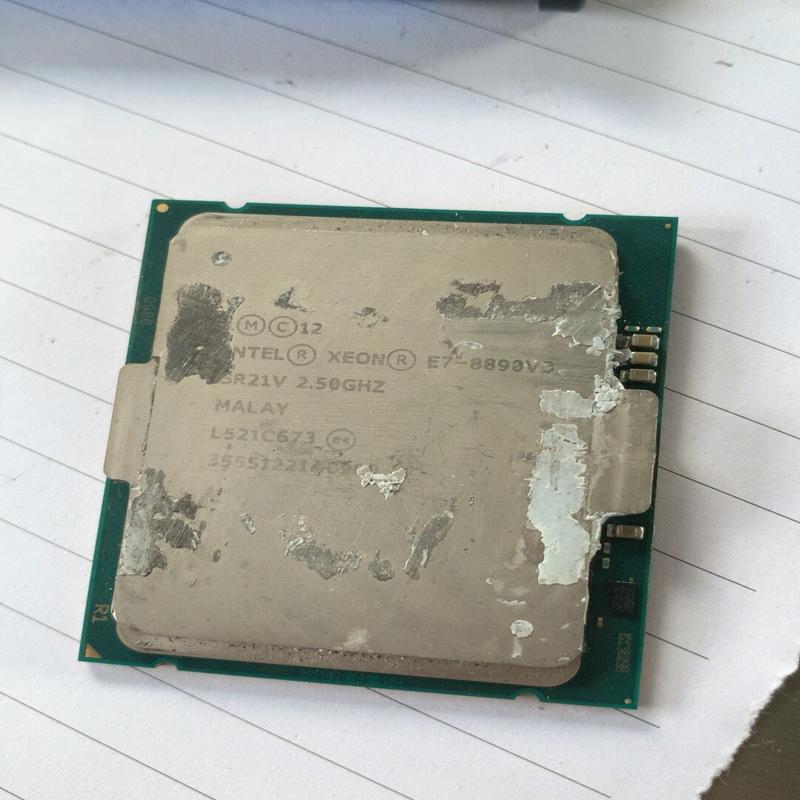 议价英特尔至强E7-8890V3服务器CPU橙色如可维修图片