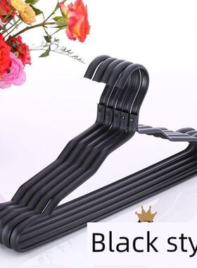 衣架斯堪的纳维亚黑色衣架家用晾衣架铝合金衣架衣架无缝衣架