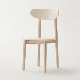 德邦尚品 北欧实木餐椅家用靠背椅饭厅子 现代简约木头椅子书房