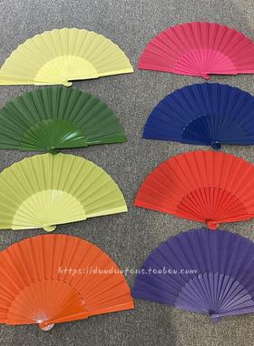 安妮塔木扇大尺寸30cm变脸扇西班牙扇跳舞扇弗兰明戈大紫色