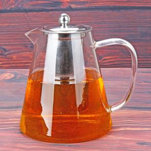 加厚耐高温过滤冲茶器 茶壶玻璃泡茶壶家用泡茶壶不锈钢茶具套装