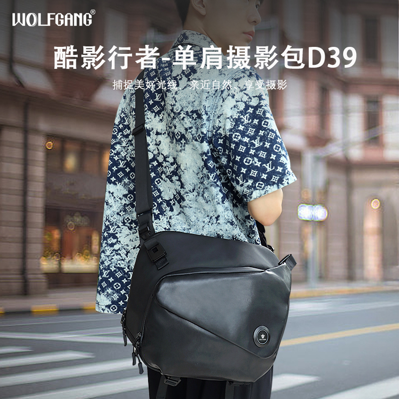 单反相机包沃尔夫冈男女单肩包