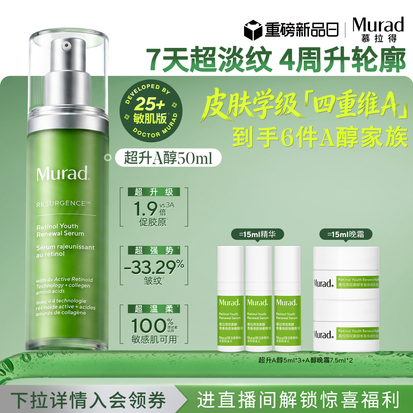 Murad/慕拉得超升A醇紧致抗皱图片